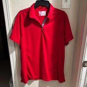 Oobe Chick Fil A Red Polo Women’s Shirt 2XL